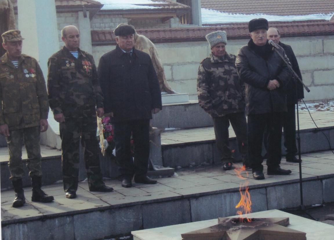 Председатель Чегемской районной организации ветеранов Б.Арипшев