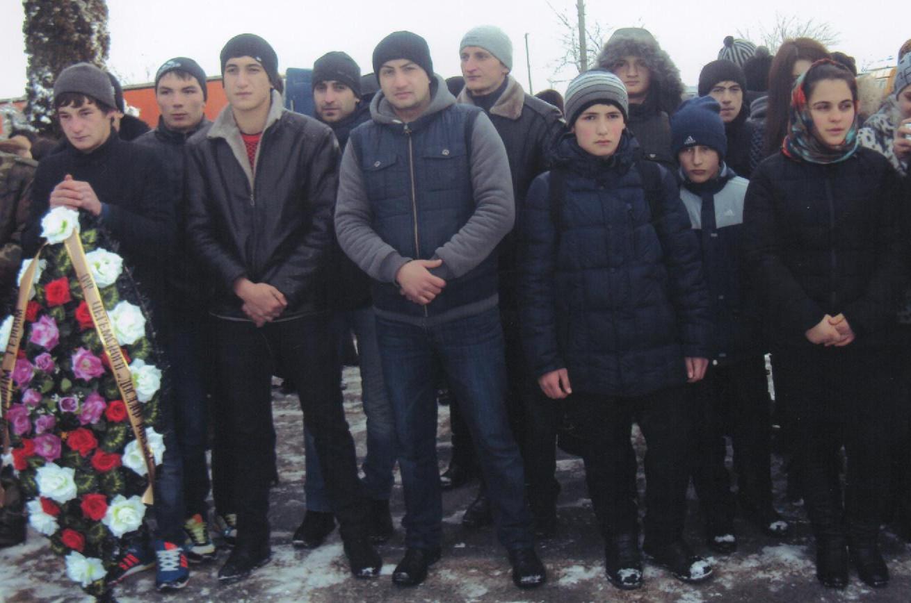 Курсанты МО ООГО "ДОСААФ России" Чегемского муниципального района на митинге